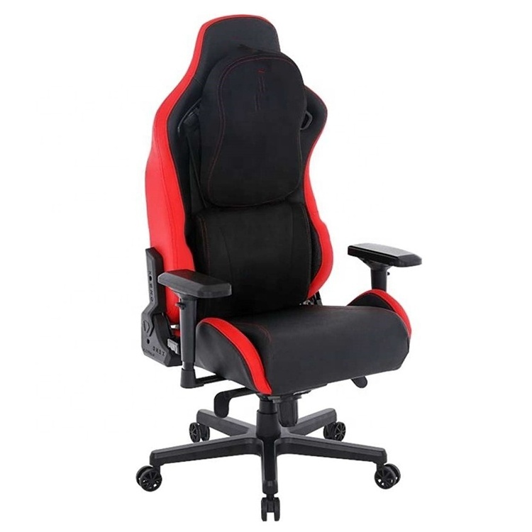 Eco Friendly High Density Molded Foam Chair Recliner Red Premium Car Napa Leather Tall Big Computer Gaming Chair for Fat People