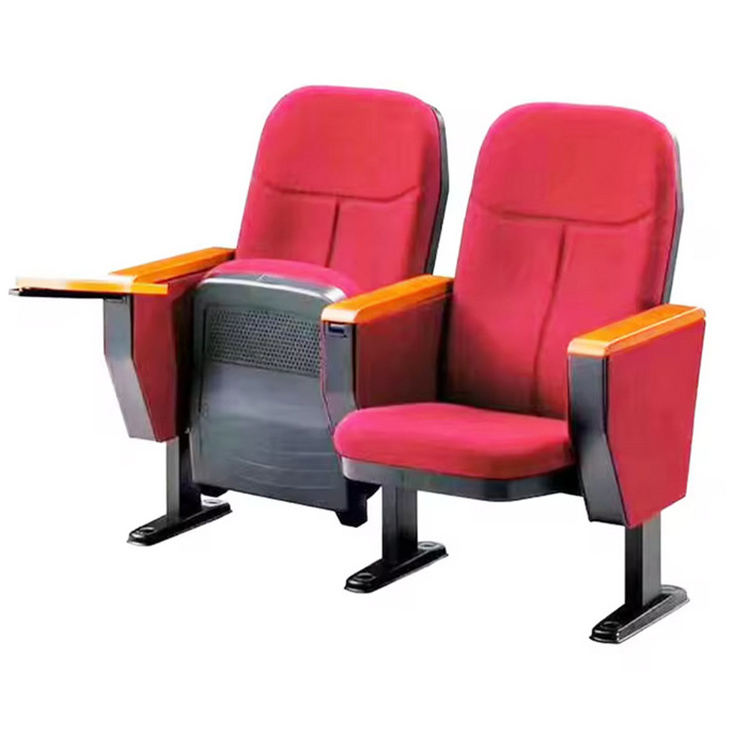 Wholesale Modern Theater Chairs Custom Red Cheap Cinema Vip Church Seat Auditorium Church Chairs for Church with Metal Base