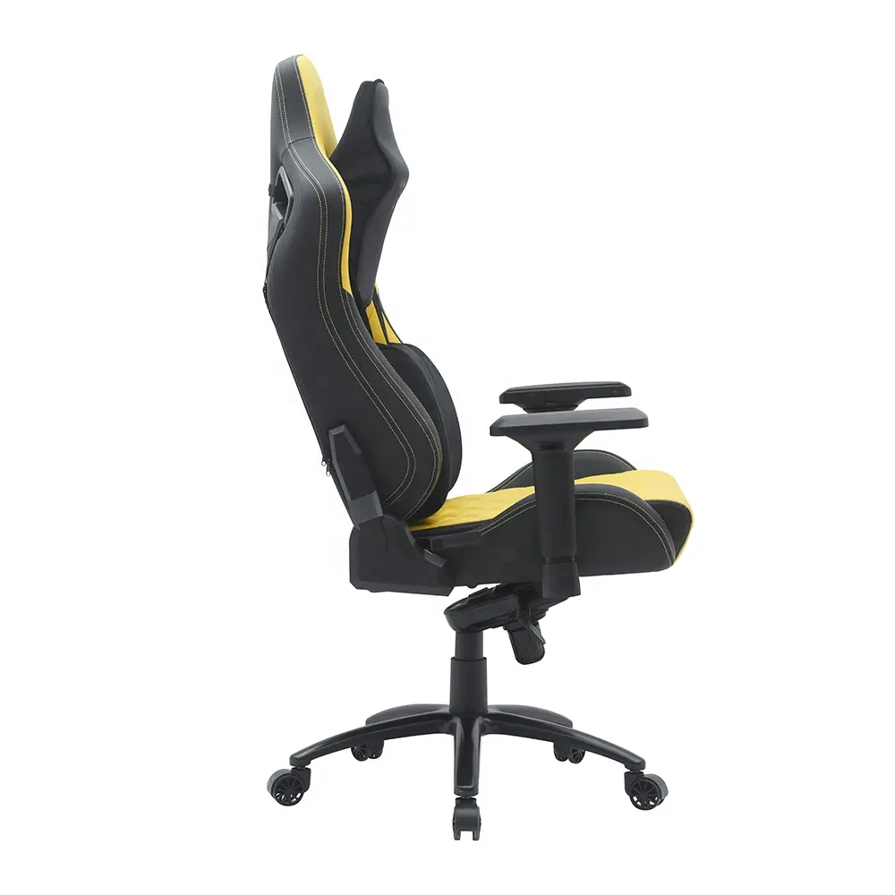 2024 alu base large game chairs nordic modern luxury silla gaming Pro massage chair yellow 4d black gaming chair for adults