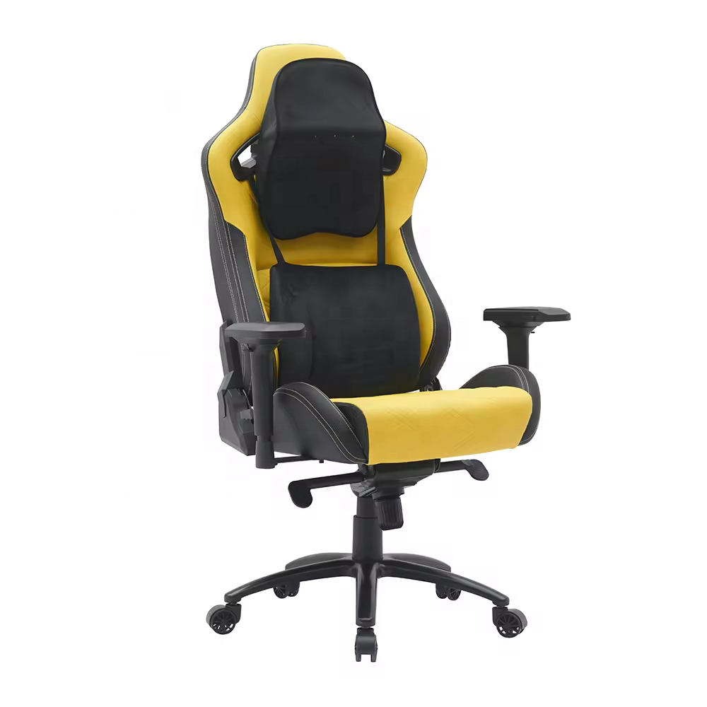 2024 alu base large game chairs nordic modern luxury silla gaming Pro massage chair yellow 4d black gaming chair for adults