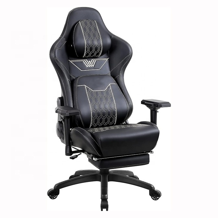 South Africa Brown 4d Arms Heavy PU Leather Pc Desk Task Workstation Gaming Chair Big and Tall Game Office Chair for Adults