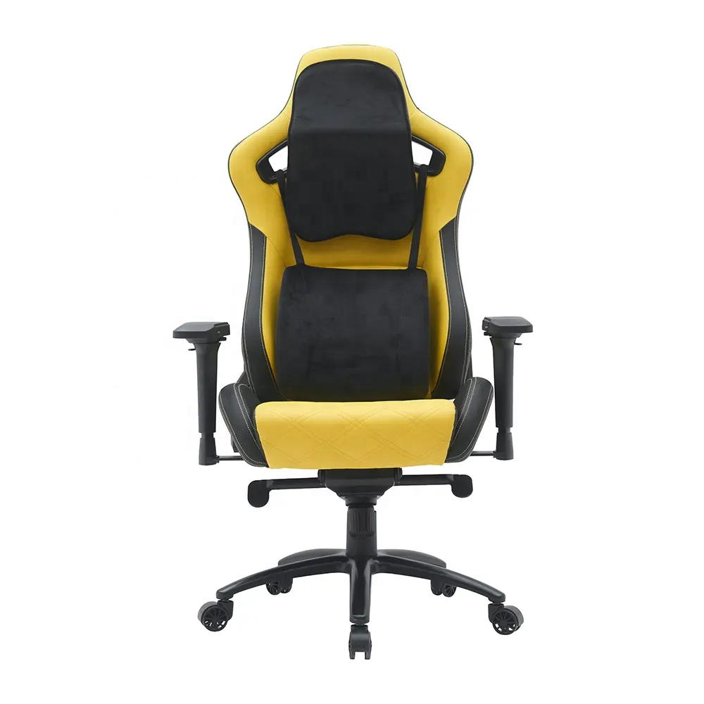 2024 alu base large game chairs nordic modern luxury silla gaming Pro massage chair yellow 4d black gaming chair for adults