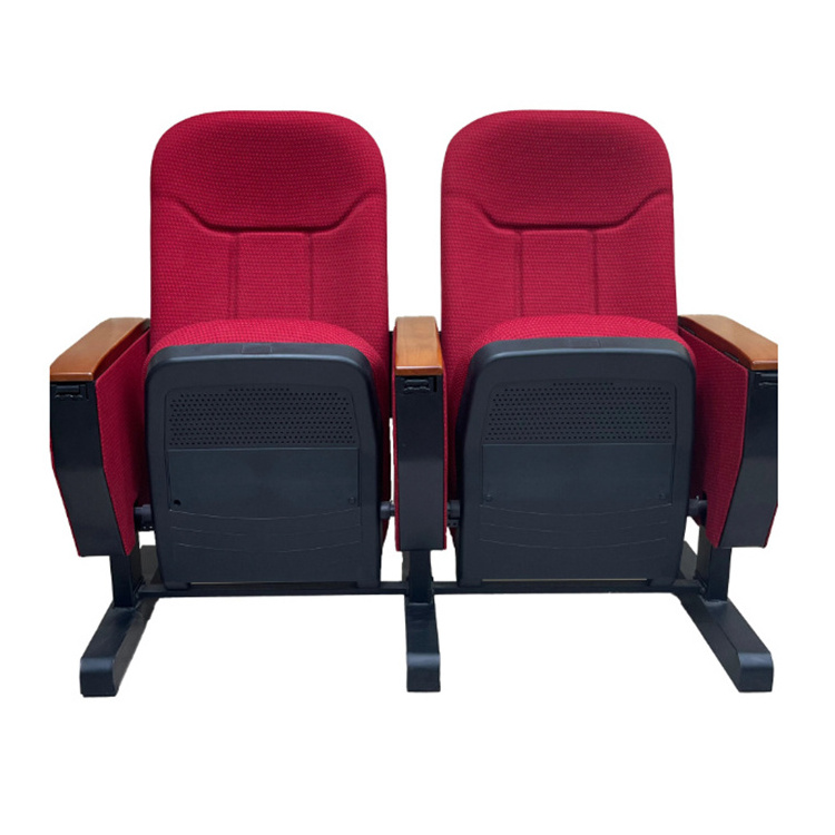 Wholesale Modern Theater Chairs Custom Red Cheap Cinema Vip Church Seat Auditorium Church Chairs for Church with Metal Base