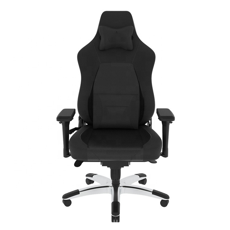 China Anji Manufacturer Direct Sale Grey Custom Racing Gaming Chair Mold Foam Computer Sofa Reclining Chair with 4d Armrests