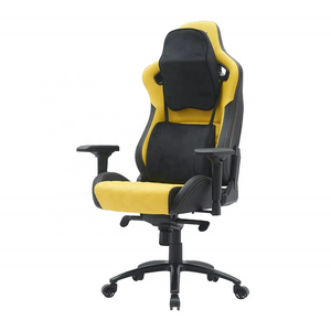 2024 alu base large game chairs nordic modern luxury silla gaming Pro massage chair yellow 4d black gaming chair for adults