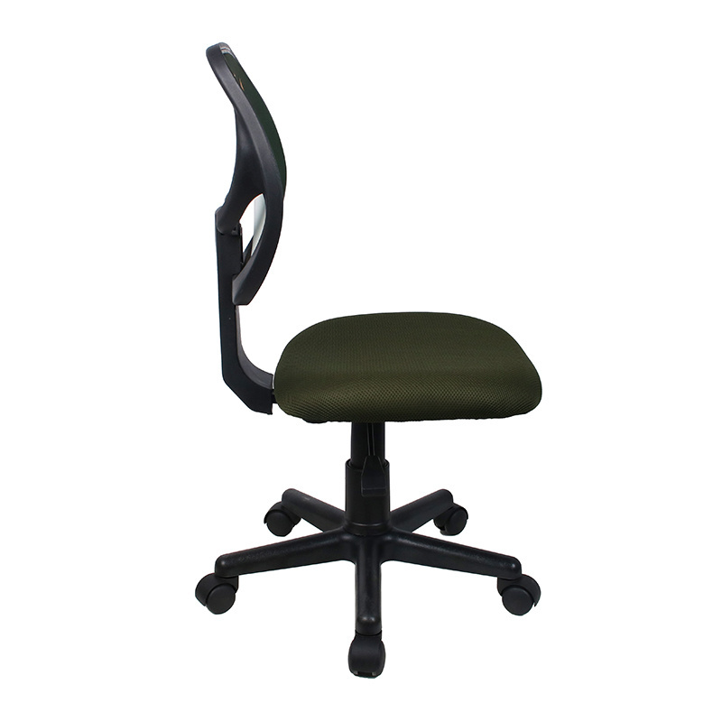 Inexpensive PC Task Low-Back Computer Station silla de oficina Compact Mini Armless OIffice Chair