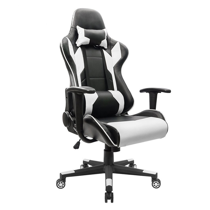 Wholesale Customized Computer PU leather Ergonomic Reclining Massage Lumbar Support Swivel Gamer Gaming Chair