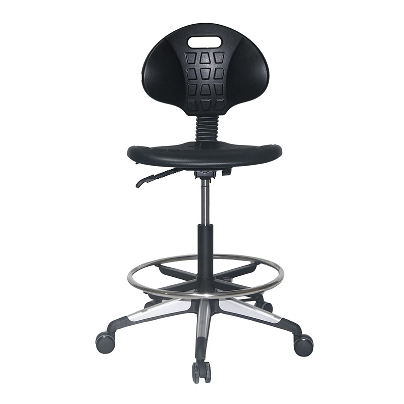 Height Adjustable Armless Drafting Office Chair  Stool Computer Laboratory Chair with Wheel