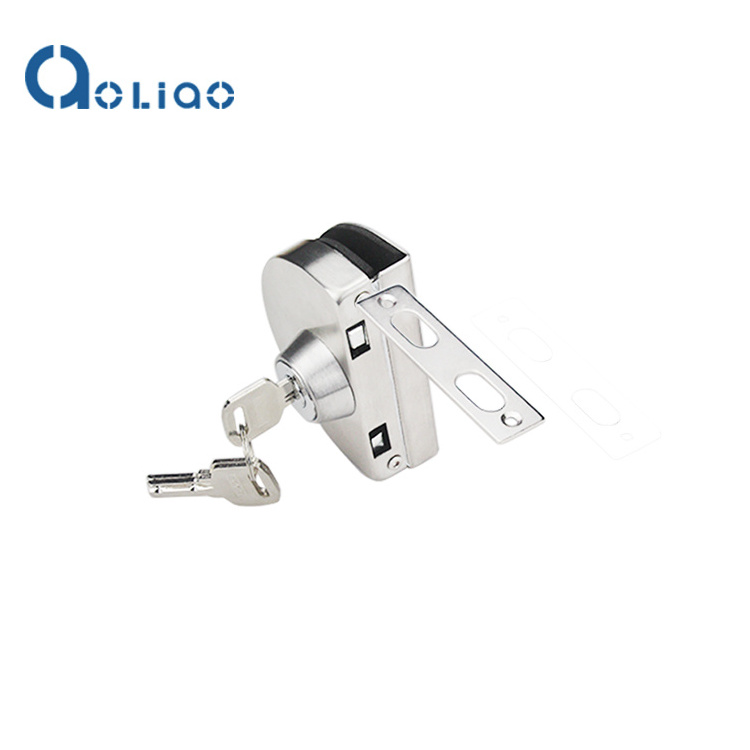 2024 High Quality Semi Circle Stainless Steel Outside Single Glass Door Lock