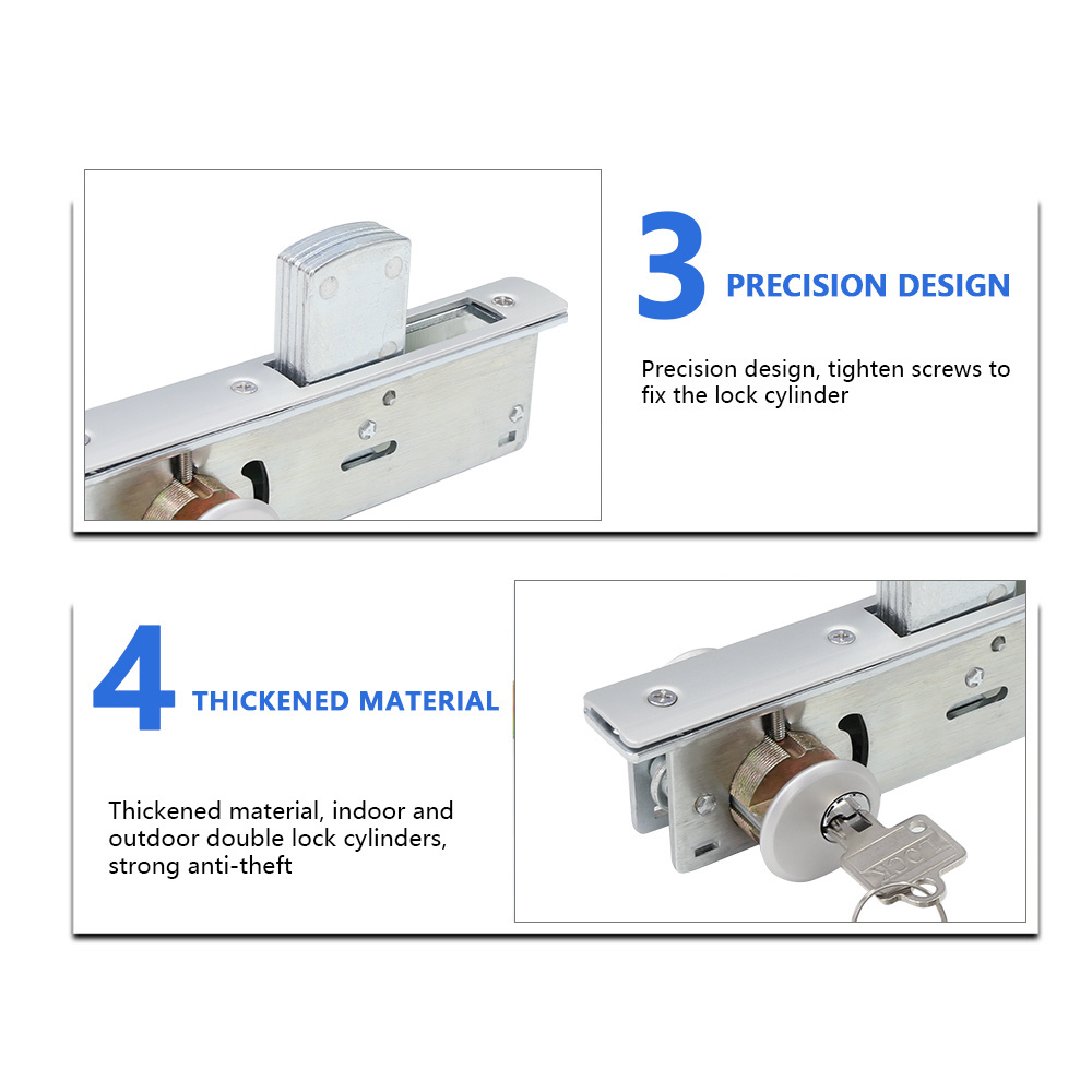 Luxury China Manufacture European Turkish Italian For House Room Anti Theft Cylinder Latch Stainless Steel Safety Door Lock