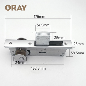 Customized Safety CE 70mm 90mm Double Open Euro Profile Door Mortise Zinc Alloy Lock With Key Door Lock Rim Cylinder Door Lock