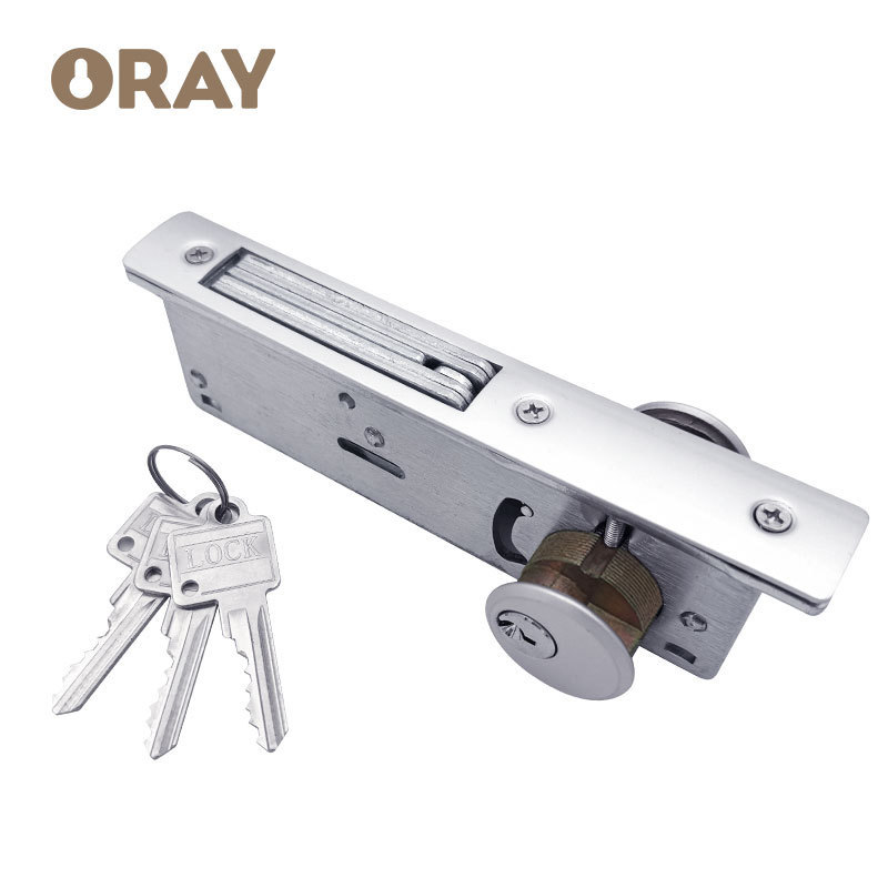 Customized Safety CE 70mm 90mm Double Open Euro Profile Door Mortise Zinc Alloy Lock With Key Door Lock Rim Cylinder Door Lock