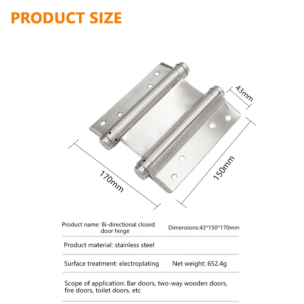 China Trade Assurance Supplier Custom OEM Anodized Stainless Steel Door Hinge