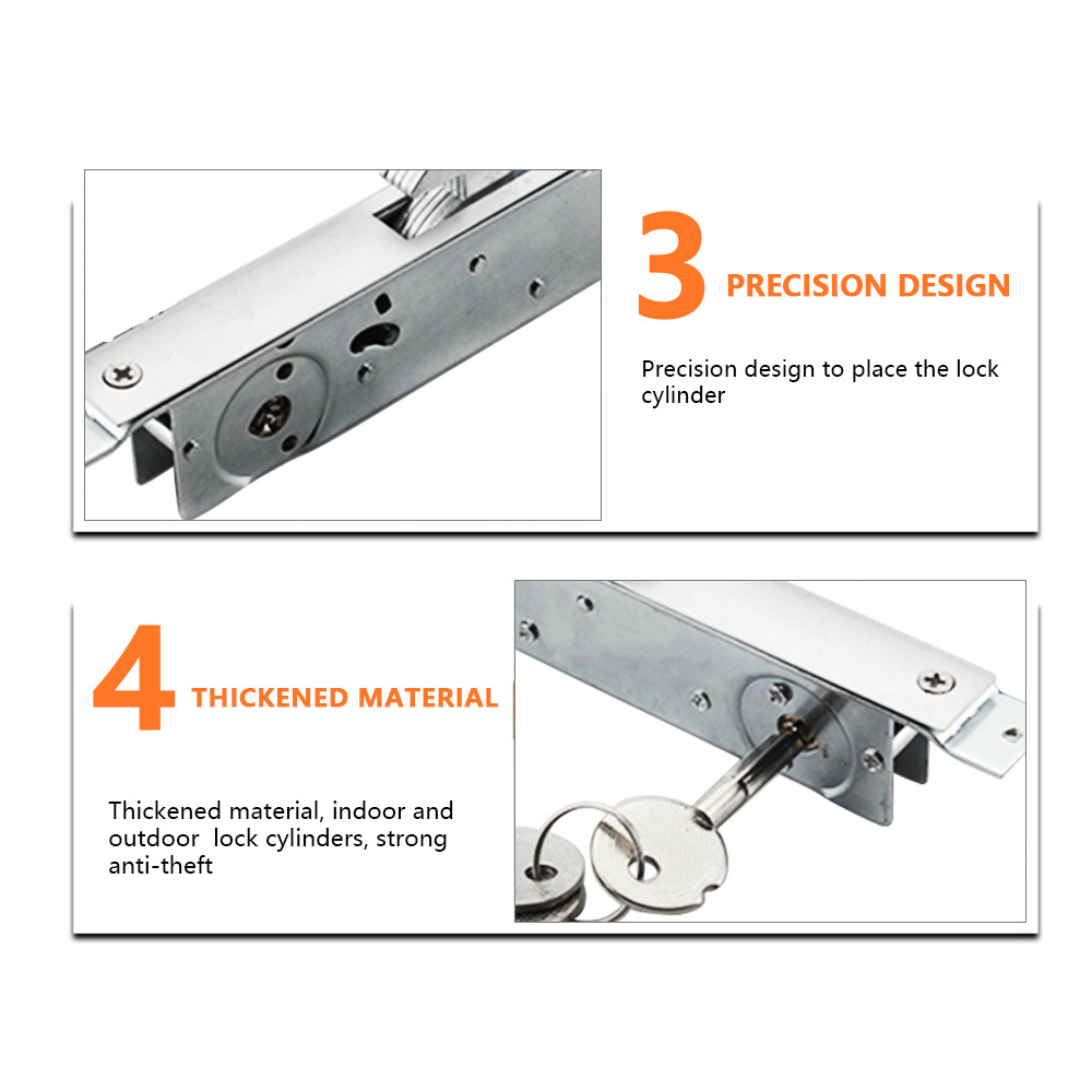 Ce Europrofile 60mm 90mm Customized Door Lock Cylinder Boxer Mortise Sash Deadbolt Front Lock Door Cylinder With Computer Keys