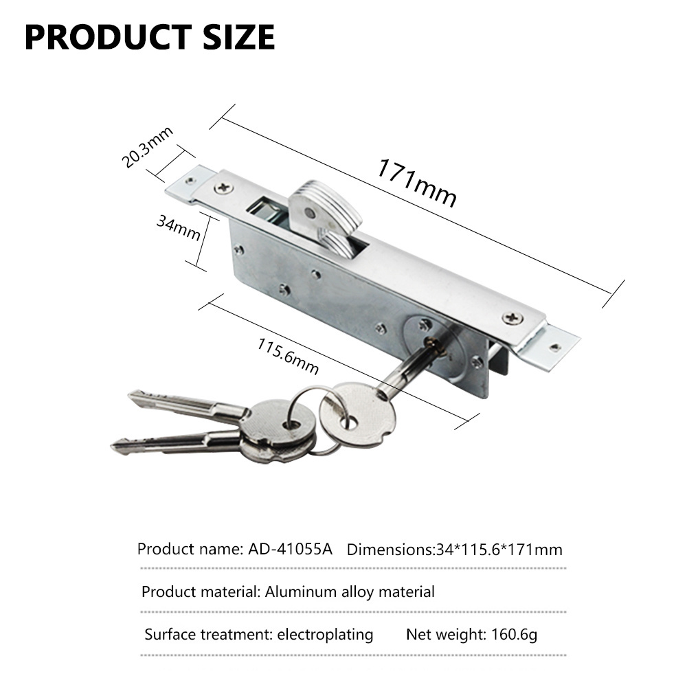 Ce Europrofile 60mm 90mm Customized Door Lock Cylinder Boxer Mortise Sash Deadbolt Front Lock Door Cylinder With Computer Keys