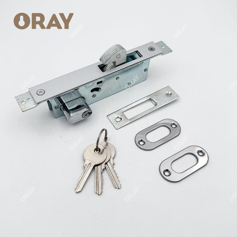 Most Popular Indonesia South Africa Long Plate Door Lock Body Mortise Aluminium Door Lock