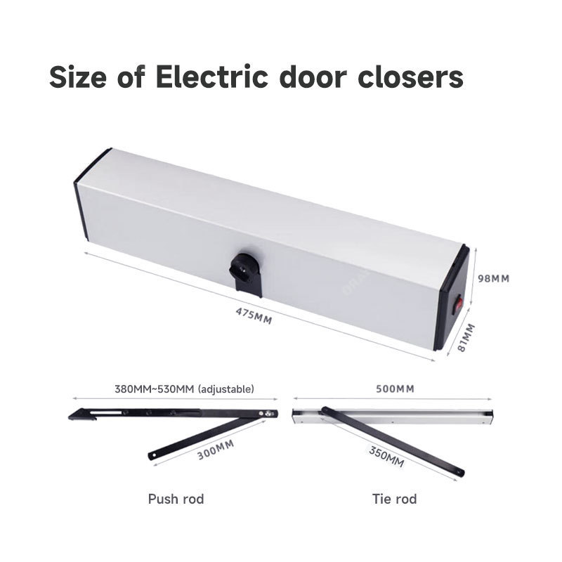 Automatic Door Opener Operator Residential Remote Controlled Sensor Smart Home Electric Swing Door Closer