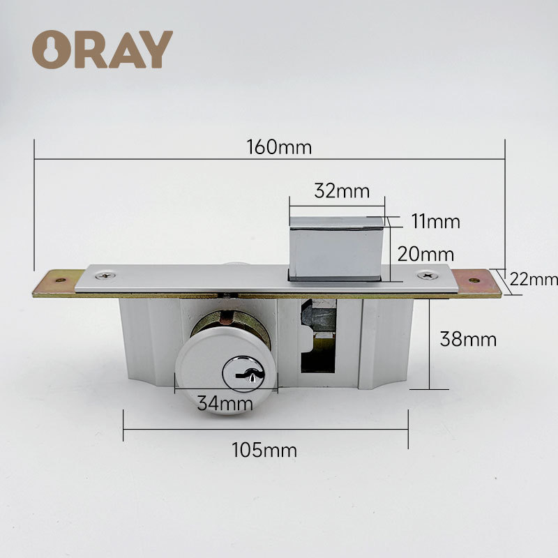 Removable120mm 90mm 70mm Stainless Steel 304 Door Lock Body Main Set Single Security Anti Drill Lock Door Cylinder With Key