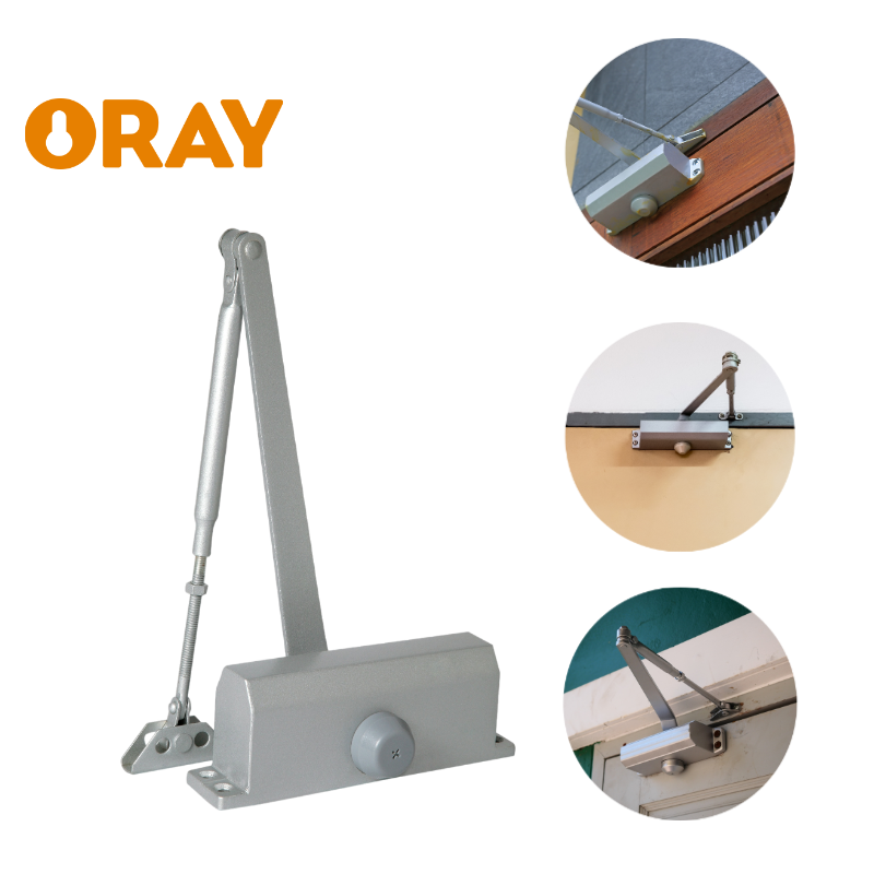 Fire Rate Commercial Standard 300000 Cycles 45kg 60kg Automatic Hydraulic Spring Hidden Door Closer For Iron Gates