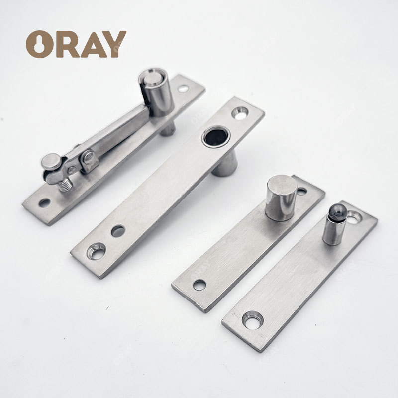 Heavy Duty Bookshelf Hinge 304 Stainless Steel 360 Degree Rotation Pivot Hinge Hidden Door Hinge for Doors