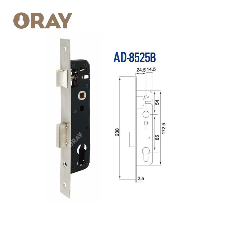 2024 Security Double Open Mortise Zinc Alloy Custom Lock Body 90mm 70mm Small Pins Origin Deadbolt Lock Cylinders With Keys