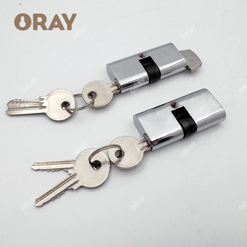 Removable Cylinder Lock Spindle Protector Hook Aluminum Door Lock Fireproof Safe Key Deadbolt Aluminum Door Lock