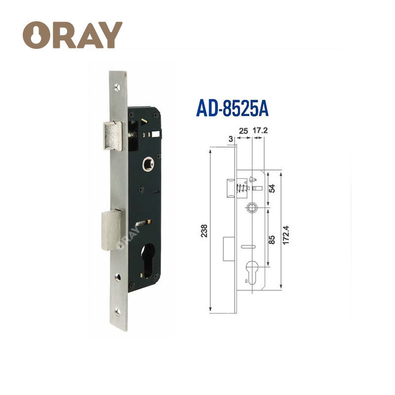 2024 Security Double Open Mortise Zinc Alloy Custom Lock Body 90mm 70mm Small Pins Origin Deadbolt Lock Cylinders With Keys