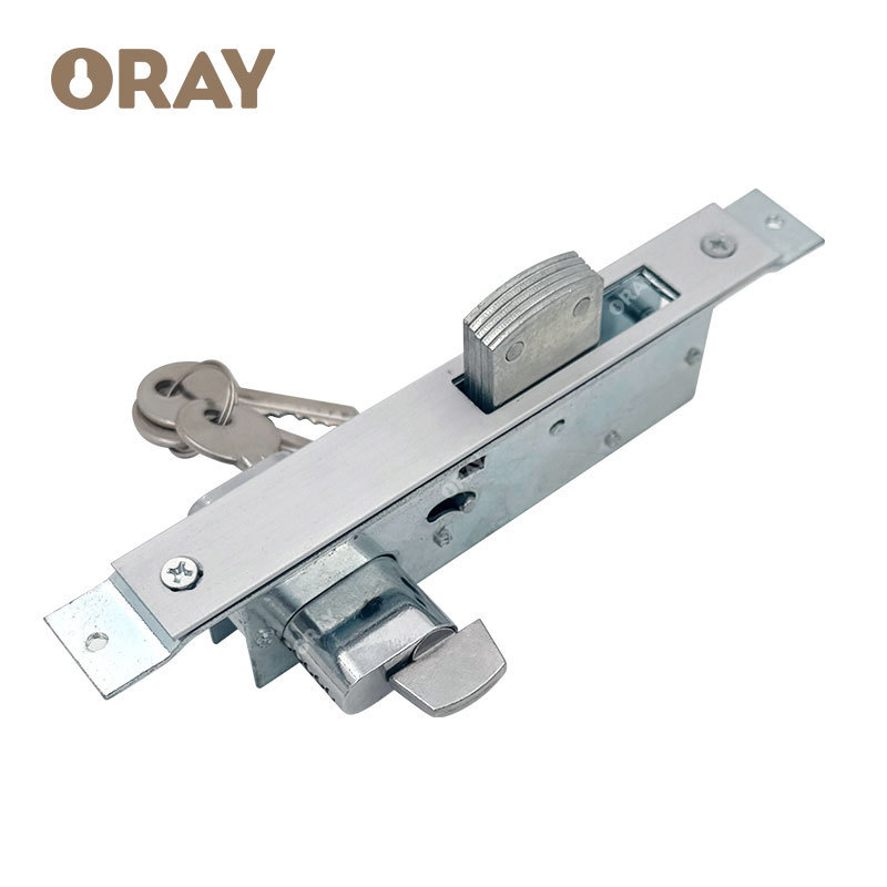 Patio Sliding Door Wide Round Mortise Hook Lock Keyway Mortise Lock