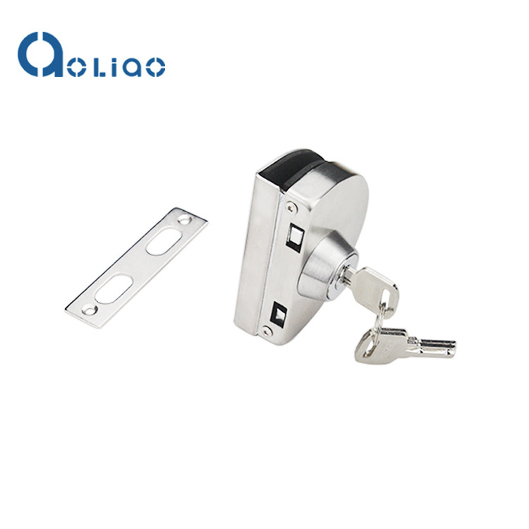 2024 High Quality Semi Circle Stainless Steel Outside Single Glass Door Lock