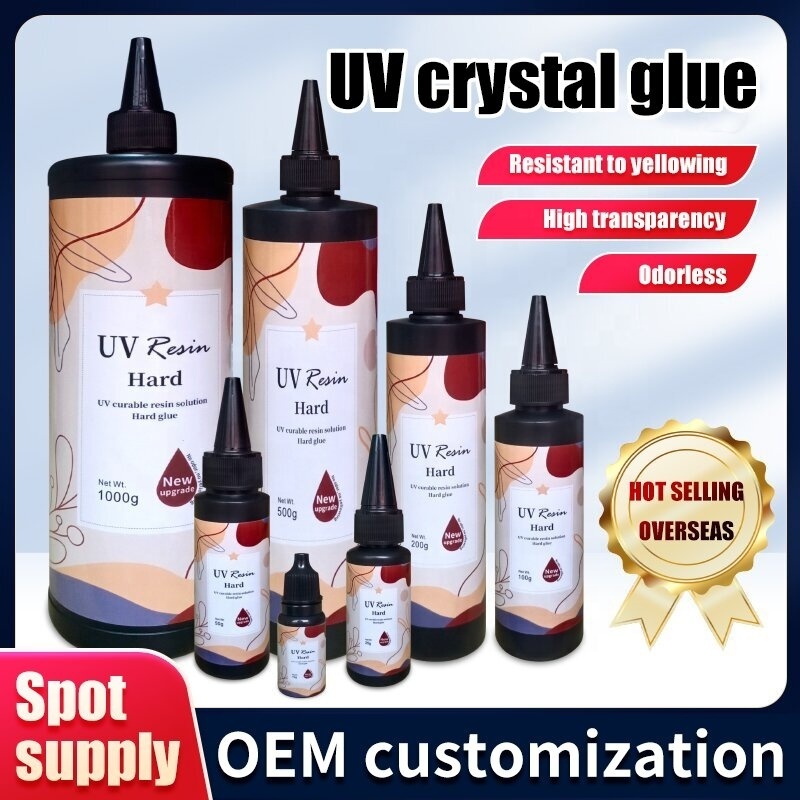 Uv glue  low odor crystal drops  transparent quick drying DIY handmade jewelry low odor crystal 10g  25g