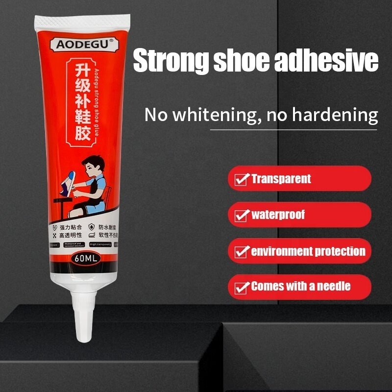 Factory direct PVC sneakers leather shoes special transparent waterproof upgrade shoe glue.