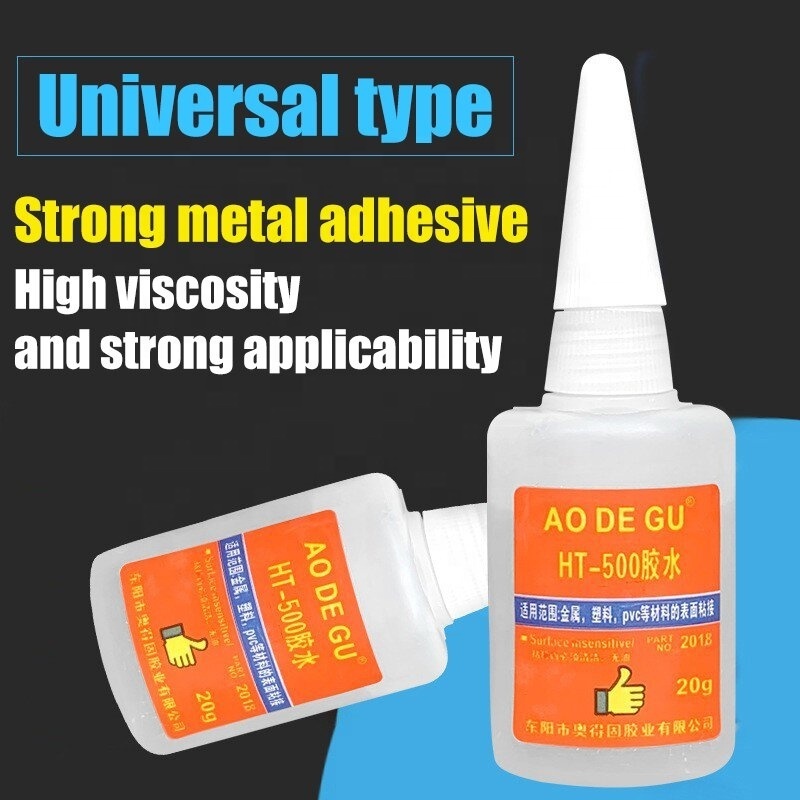 Manufacturers selling plastic metal PVC dry glue ceramic wood high temperature resistant 20g super glue