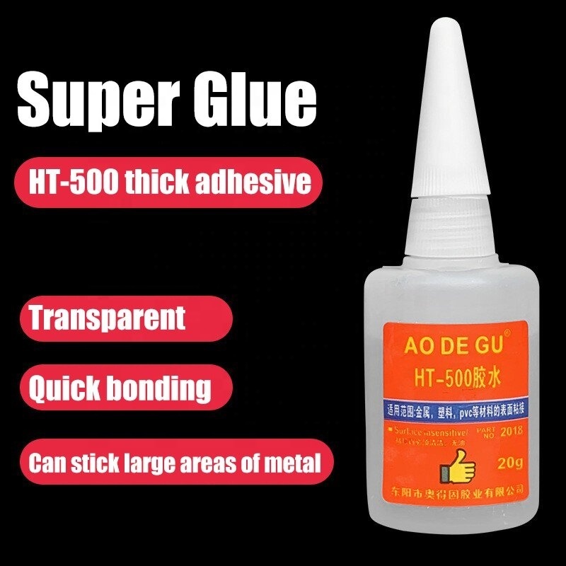 Manufacturers selling plastic metal PVC dry glue ceramic wood high temperature resistant 20g super glue