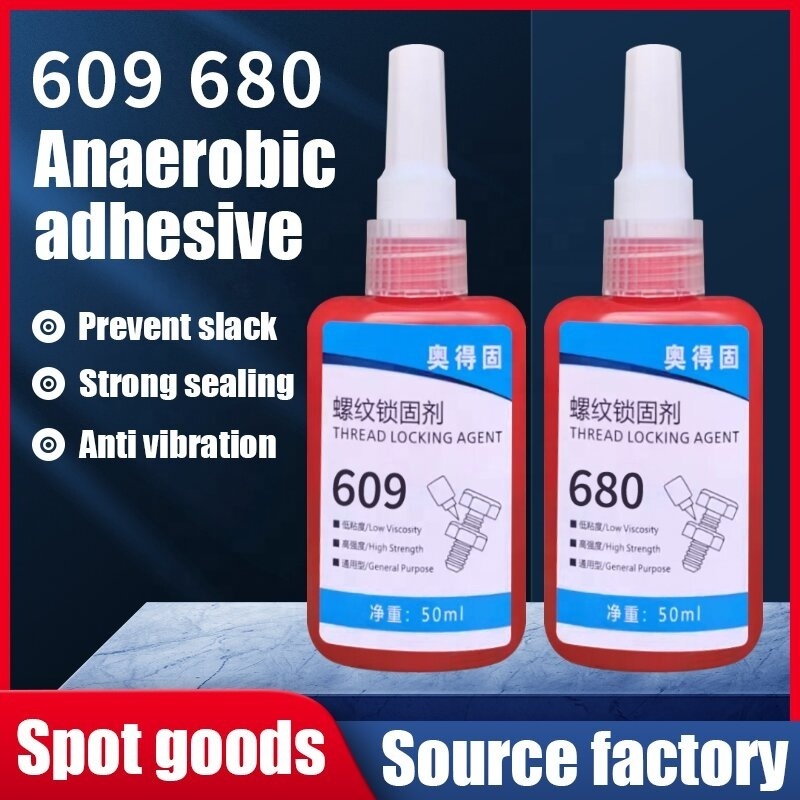 thread adhesive is universal in high strength and medium viscosity and is suitable for locking each bolt with 680 50ml.