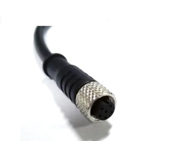 Sensor coder cable amphenol IP67 power male M8 3pin connector