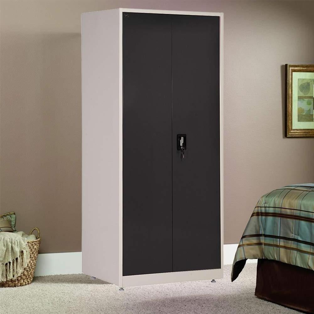 modern design stainless steel white cabinet locker closet metal wardrobe locker for office