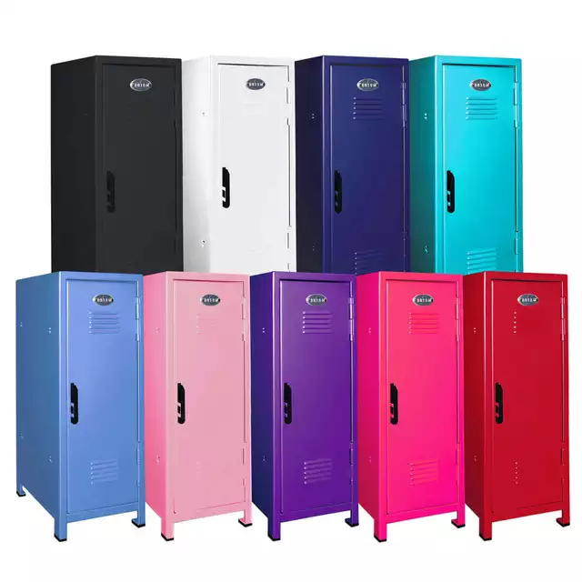 casillero de juguete Toys Furniture Single Lockable Mini Metal Locker Metal Toy For Kids