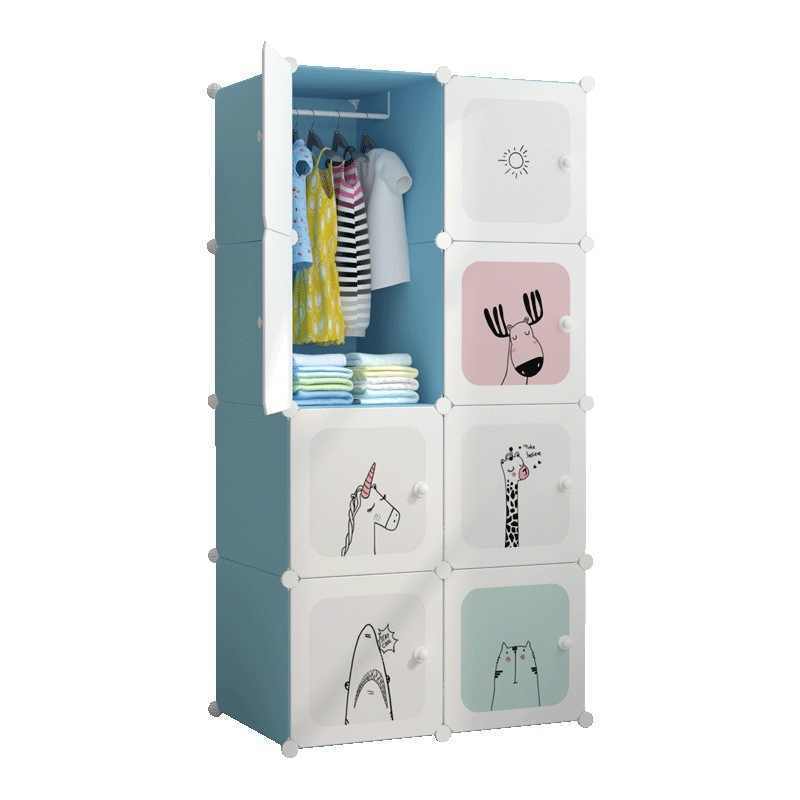 new children baby childrens child cupboard wardrobe closet plastic cabinet only 1 pis