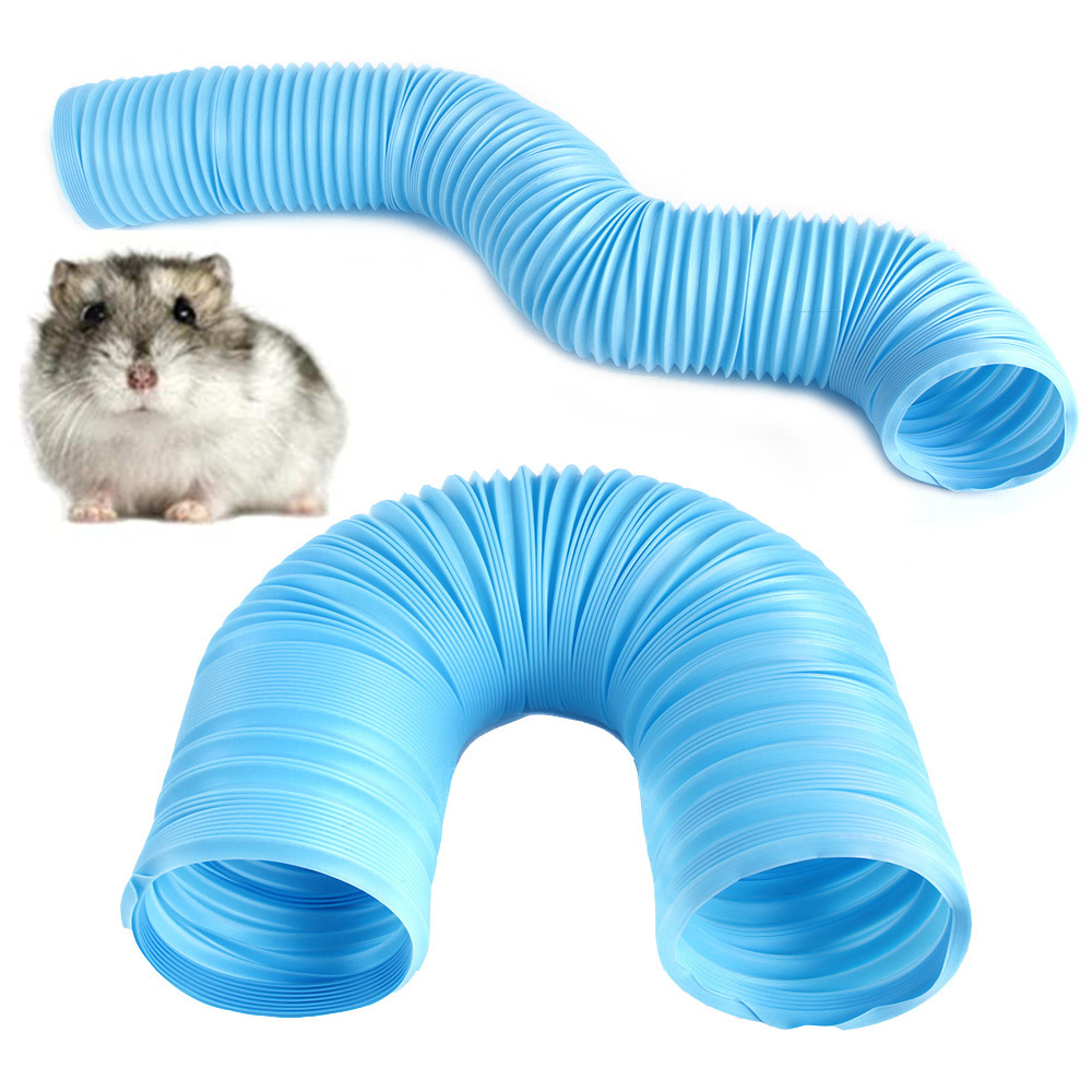 Hamster Tunnels Pet Plastic Tube Tunnel Fun Toys for Puzzle Exercising Hiding Training or Gerbils, Guinea Pigs, Mice