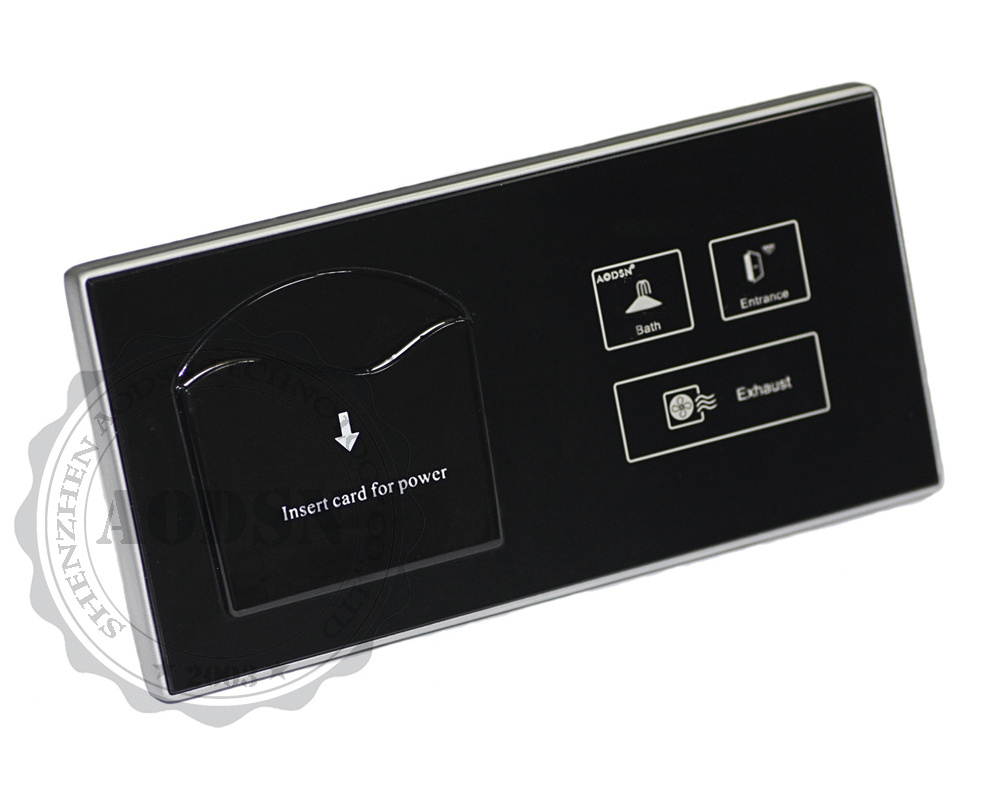 AODSN hotel power saver key card switch with touch switch