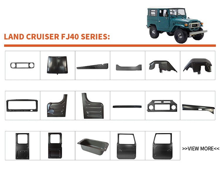 Full Body Kit Auto Parts Front Bumper for Land Cruiser 40series FJ40 BJ40 HJ40 FJ45