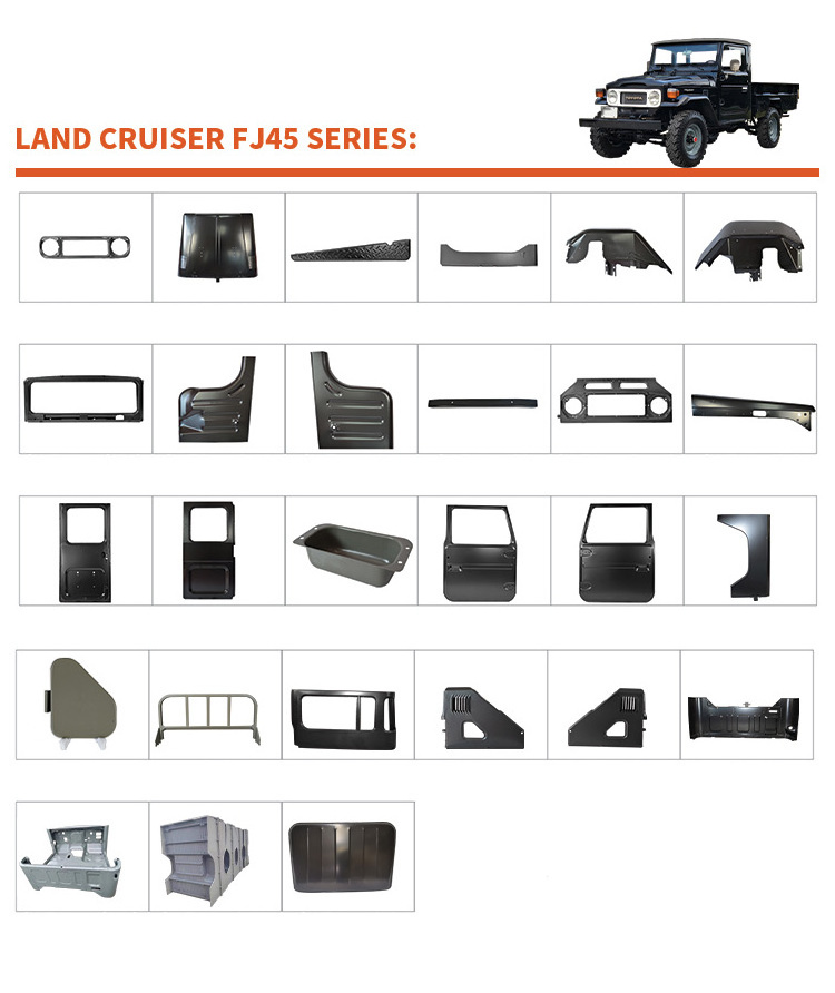 Aftermarket Car Auto Body System Parts To - yota Land Cruiser Fj45 Pickup Truck Single Cab