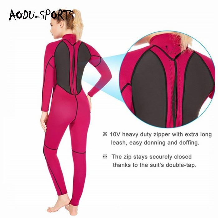 2019 New arrival diving wetsuit full body 7mm surfing suit for women