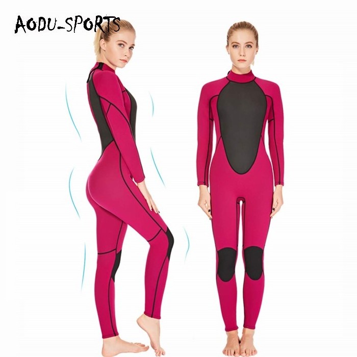 2019 New arrival diving wetsuit full body 7mm surfing suit for women