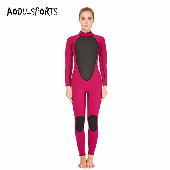 2019 New arrival diving wetsuit full body 7mm surfing suit for women