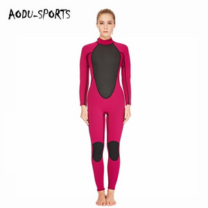 2019 New arrival diving wetsuit full body 7mm surfing suit for women