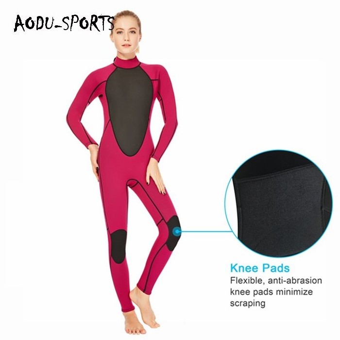 2019 New arrival diving wetsuit full body 7mm surfing suit for women