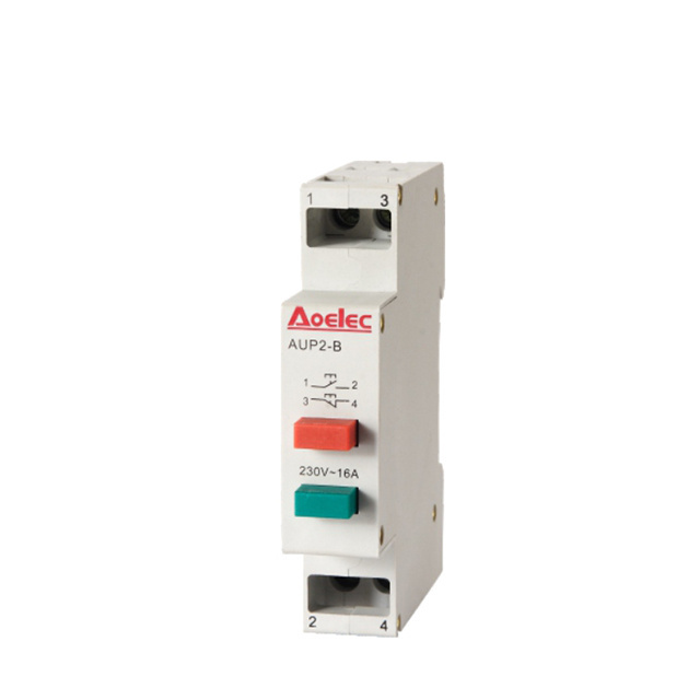 AUP2 din rail mounting Modular Pushbutton Switch