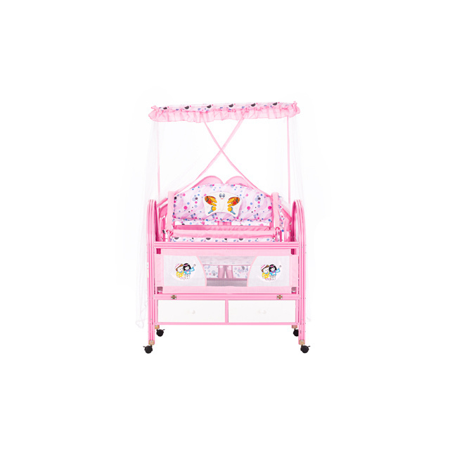 New portable folding swing bed for baby twin cradle swing