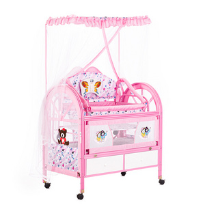 New portable folding swing bed for baby twin cradle swing